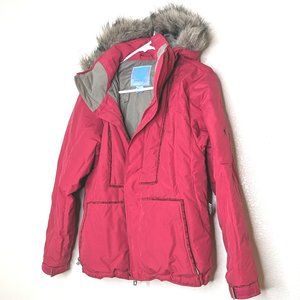 Burton Dryride Lush Snowboard Hooded Jacket Fuschi